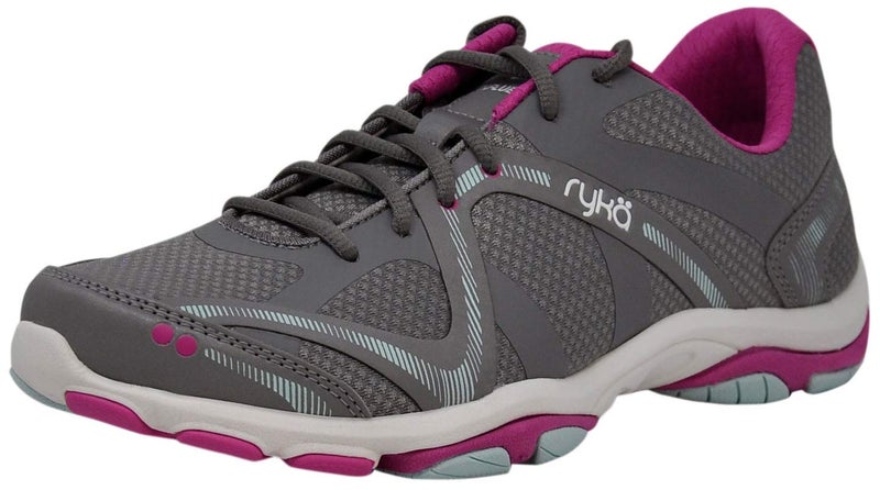 Ryka Women's Influence Frost Grey/Rose/Pale Aqua Training Shoe 9 M US
